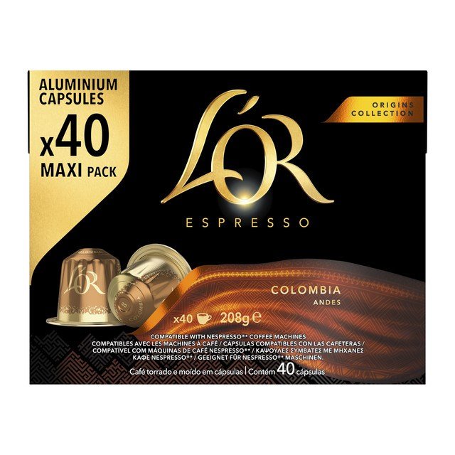 Kapsuly pre espressá L’OR Espresso Colombia (40 ks)