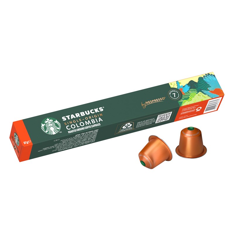 Kapsuly pre espressá Starbucks NC Single-Origin Colombia (10 ks)