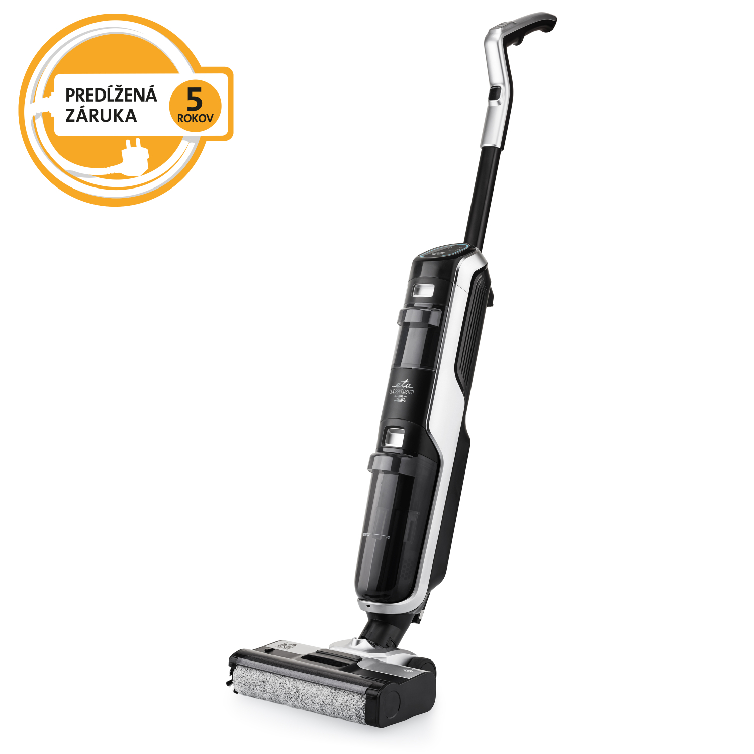 Čistič tvrdých podláh ETA Wash Master AI 7257 90000 čierna/strieborná