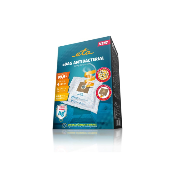 Vrecká pre vysávače ETA eBag Antibacterial 9600 68020 - obrázek č. 1