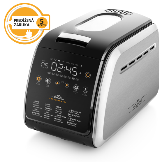 Domáca pekáreň ETA Delicca II Max 7149 90040 čierna/nerez - obrázek č. 1