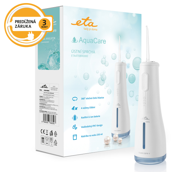 Ústna sprcha ETA AquaCare II 4708 90000 biela - obrázek č. 1