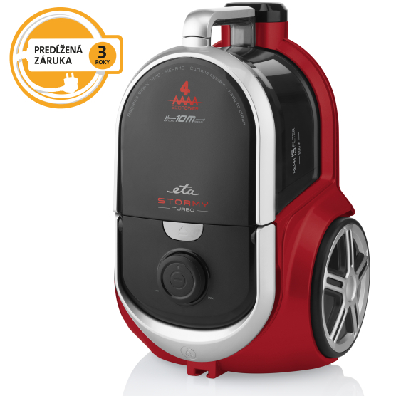 Podlahový vysávač ETA Stormy Turbo 3517 90000 čierny/červený - obrázek č. 1