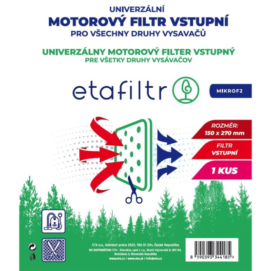 Filter ETA MIKROF2 biely - obrázek č. 1
