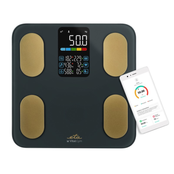 Osobná váha ETA Vital Gym 7779 90000 sivá - obrázek č. 1
