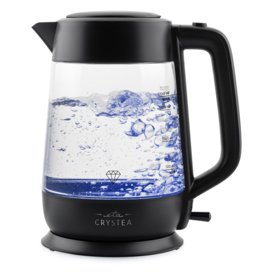 Rýchlovarná kanvica ETA Crystea 6154 90000 čierna/sklo - obrázek č. 1
