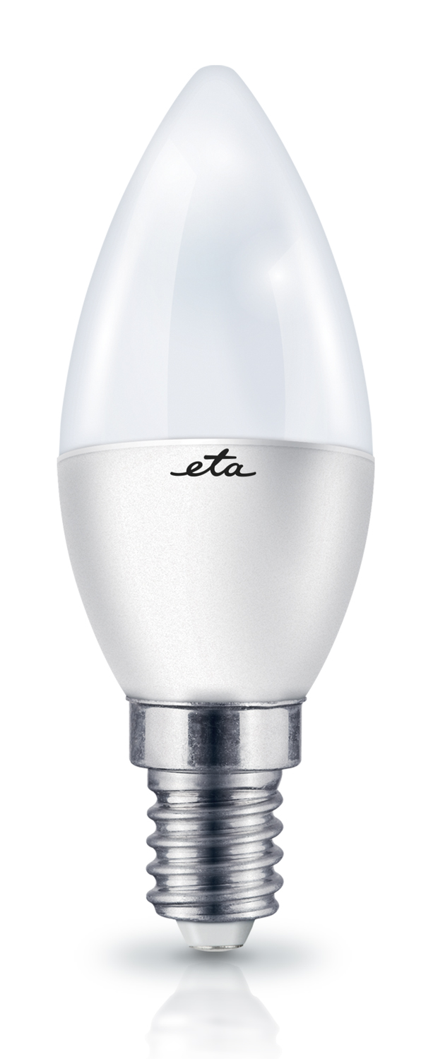 LED žiarovka ETA EKO LEDka svíčka 5,5W, E14, studená bílá
