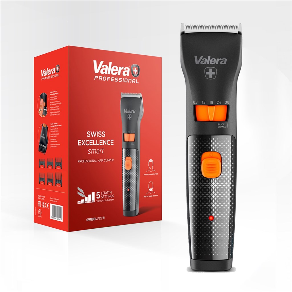 Zastrihávač vlasov Valera Swiss Excellence Smart black USB čierny