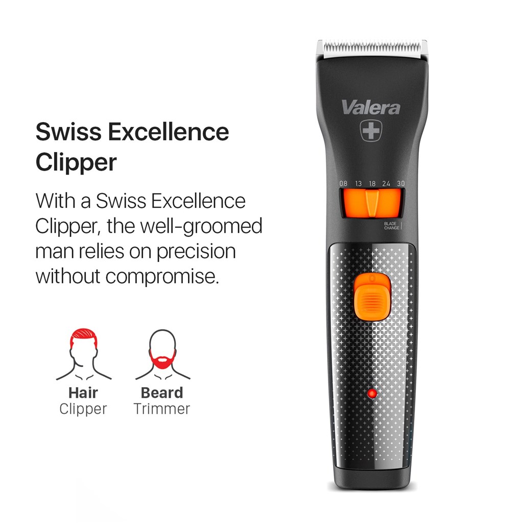 Zastrihávač vlasov Valera Swiss Excellence Smart black USB čierny
