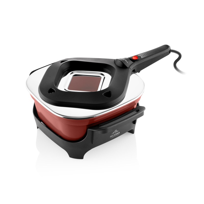 Elektrický hrniec na pečenie ETA Pečenka Ceramic Natura 0133 900053 červený