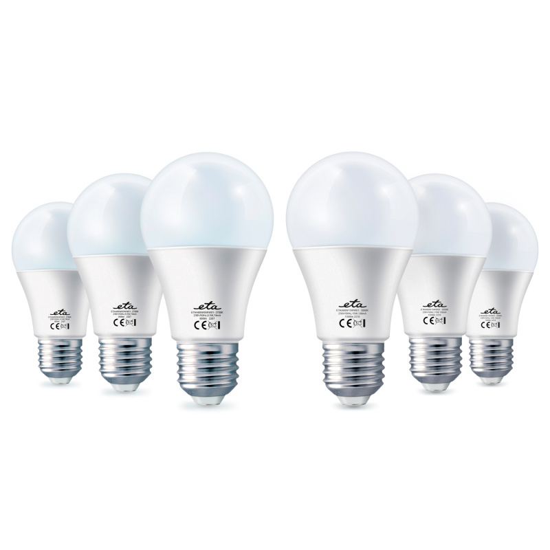 LED žiarovka ETA A60PACK6