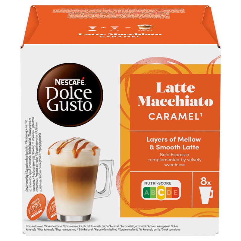 Kapsuly pre espressá NESCAFÉ Dolce Gusto® Latte Macchiato Caramel 16 ks