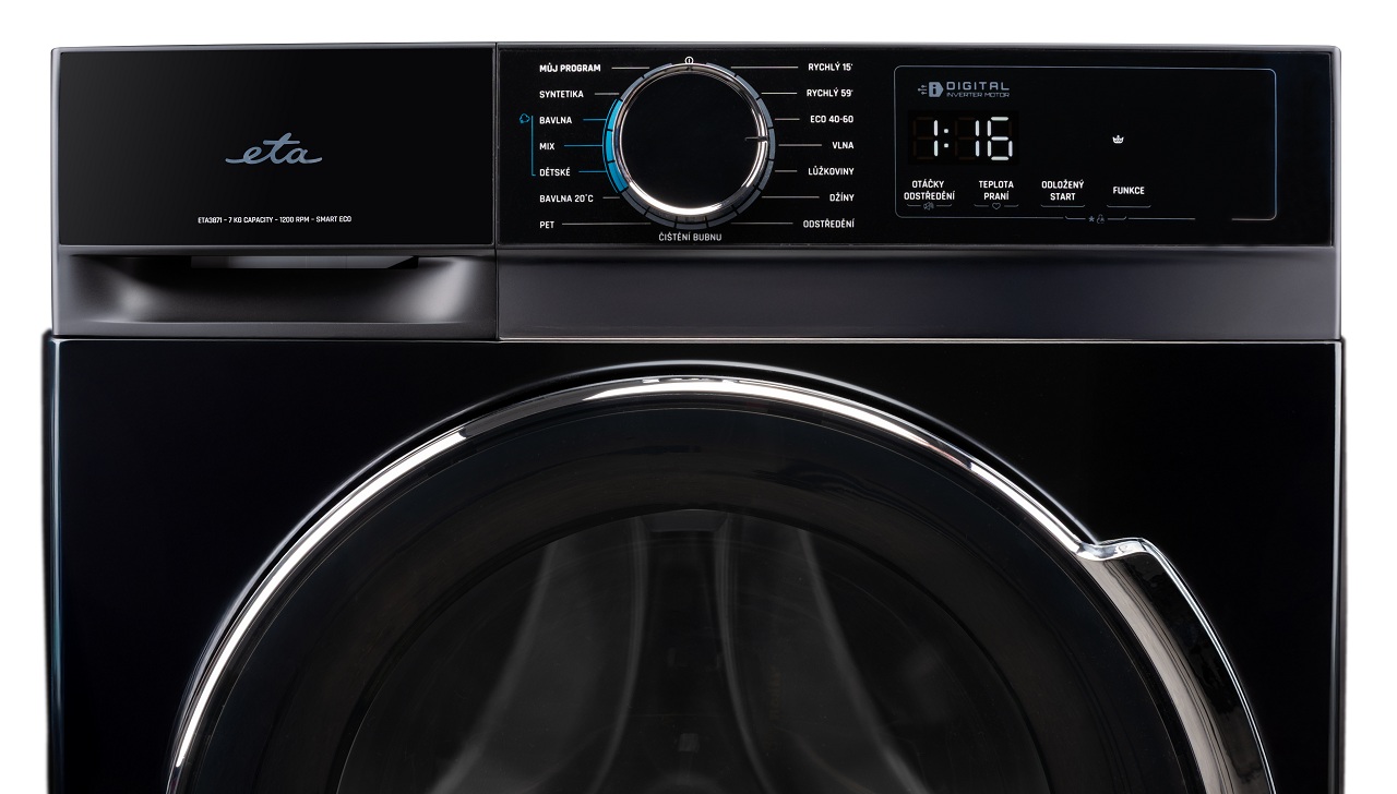 Práčka ETA 387190020A čierna