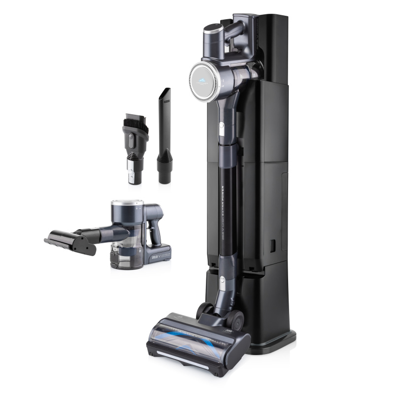 Tyčový vysávač ETA Panther PRO 7250 90000 s odsávacou stanicou čierny