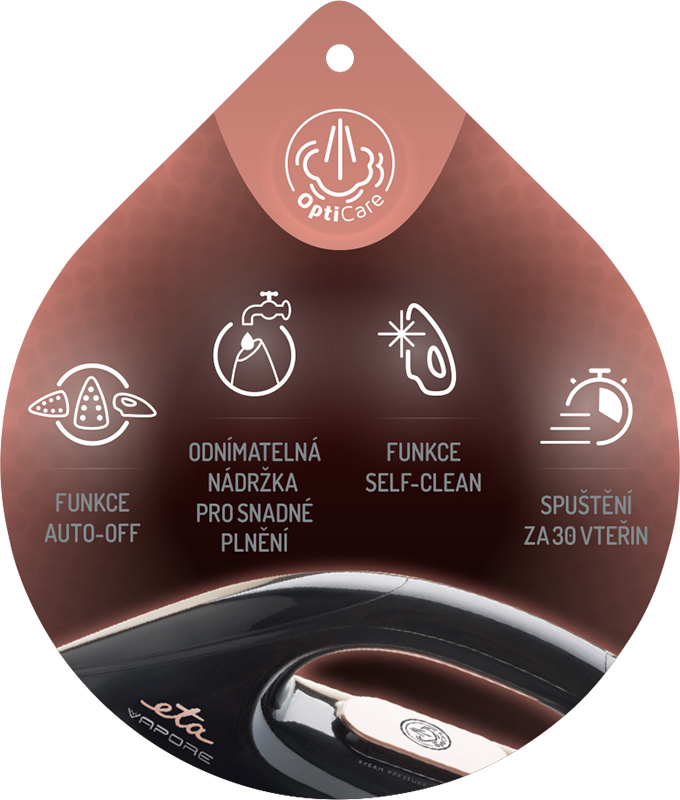 Žehliaci systém ETA Vapore 4290 90000 čierny