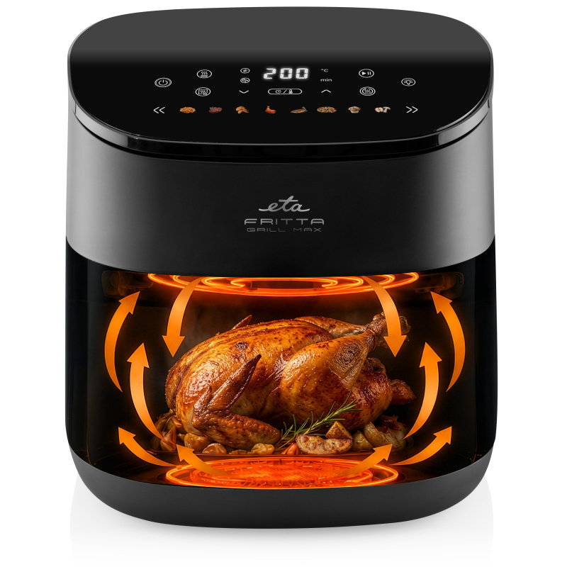 Fritéza teplovzdušná ETA Fritta Grill Max 6167 90000 čierna