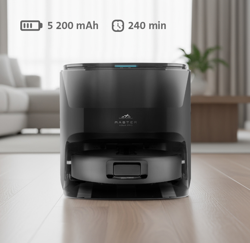 Robotický vysávač ETA Master Aqua Pro 7229 90010 čierny