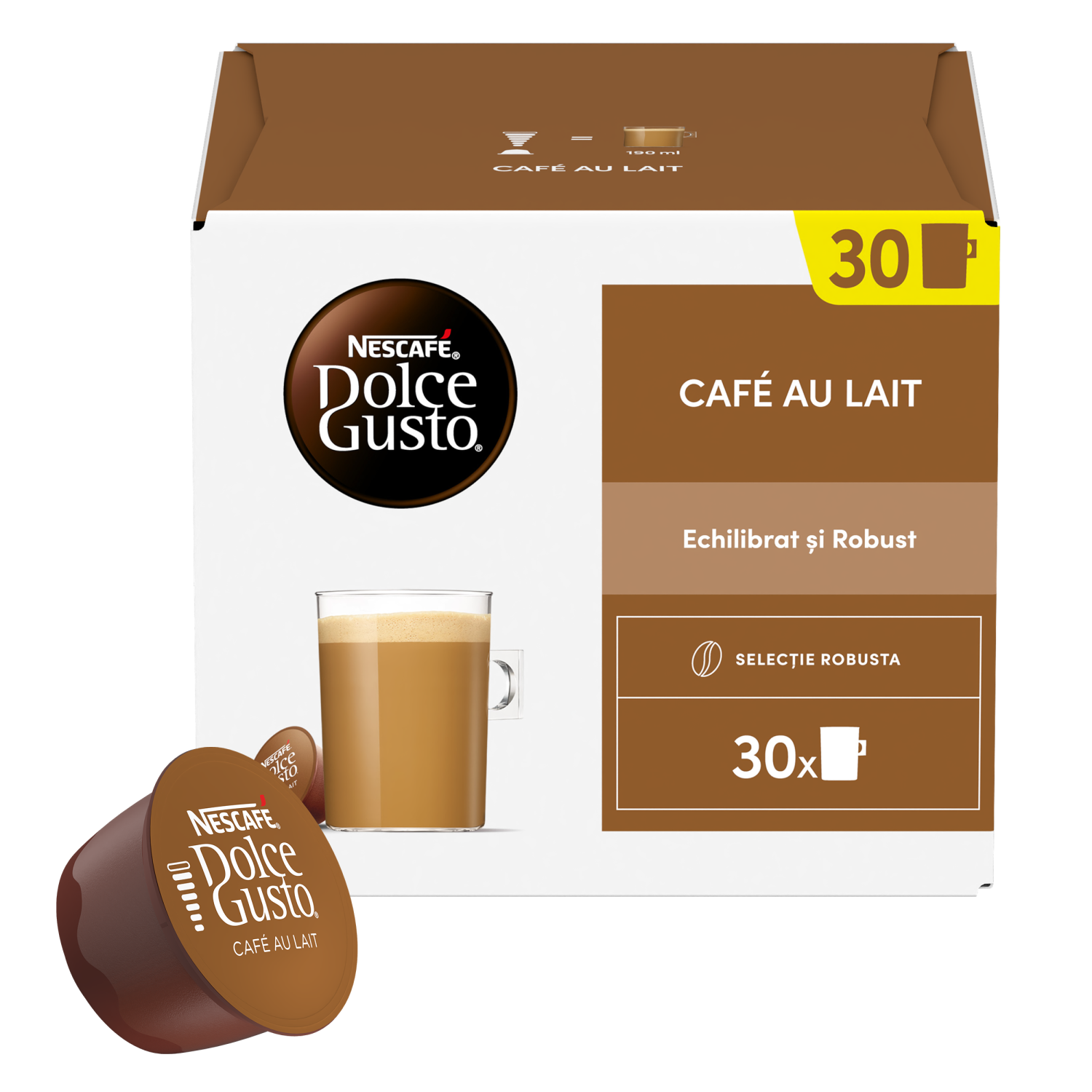 Kapsuly pre espressá NESCAFÉ Dolce Gusto® Café au Lait 30 ks