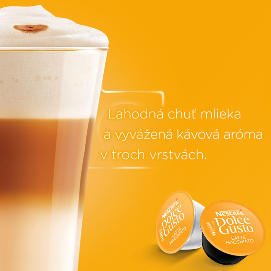 Kapsuly pre espressá NESCAFÉ Dolce Gusto® Latte Macchiatto (16 ks) - vedlejší obrázek č. 3