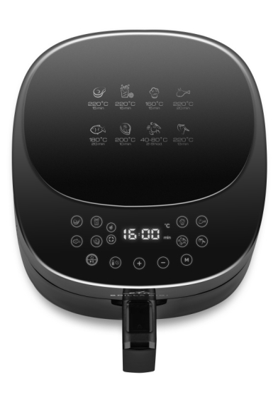 Fritéza teplovzdušná ETA Brilla Digi 4168 90000 čierna