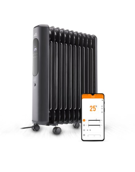 Olejový radiátor ETA Sole Smart 2625 90000 čierny