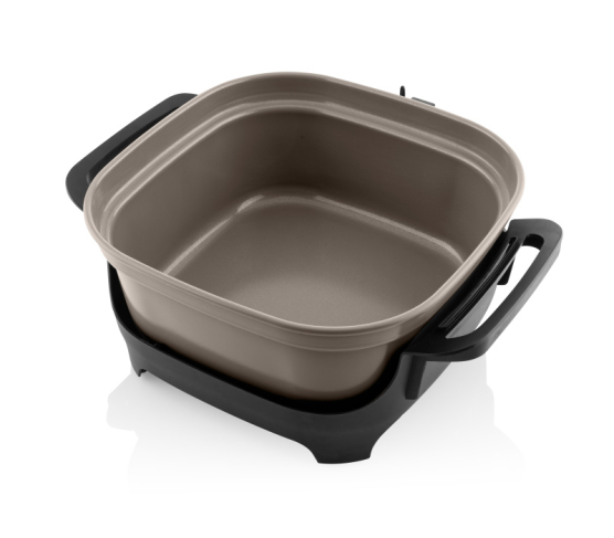 Elektrický hrniec na pečenie ETA Pečenka Ceramic Natura 0133 900051 sivý