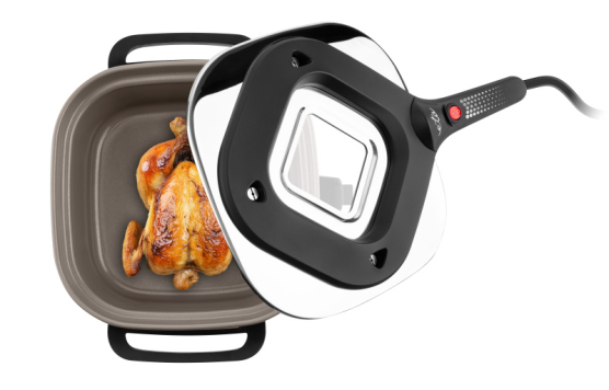 Elektrický hrniec na pečenie ETA Pečenka Ceramic Natura 0133 900051 sivý