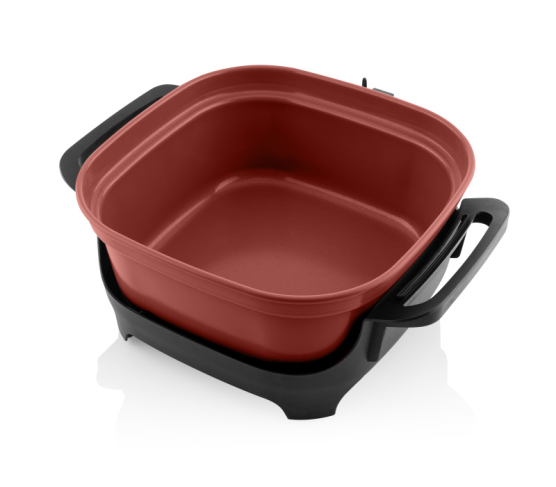 Elektrický hrniec na pečenie ETA Pečenka Ceramic Natura 0133 900053 červený