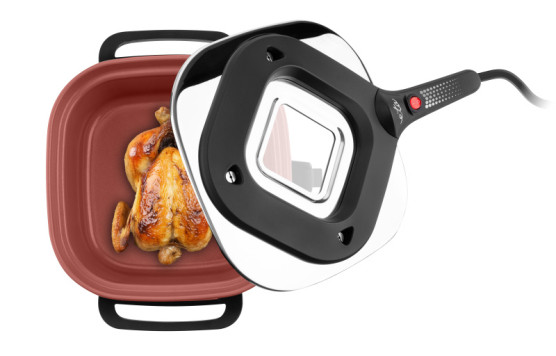 Elektrický hrniec na pečenie ETA Pečenka Ceramic Natura 0133 900053 červený