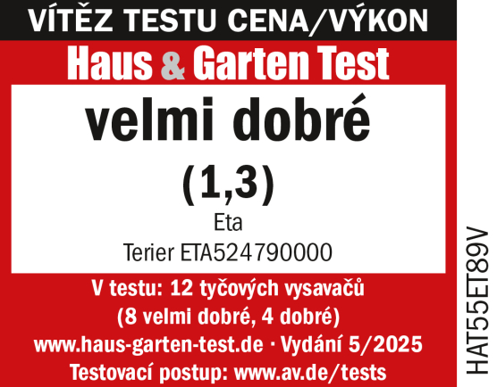 Tyčový vysávač ETA Terier 5247 90000 hnedý