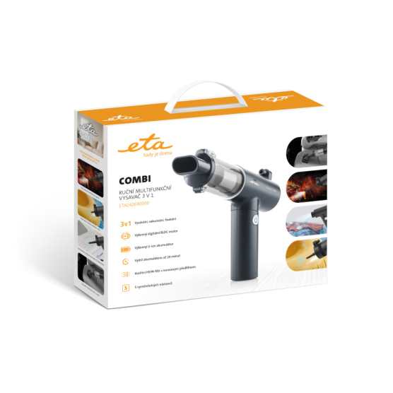 Ručný vysávač ETA COMBI 0426 90000 čierny