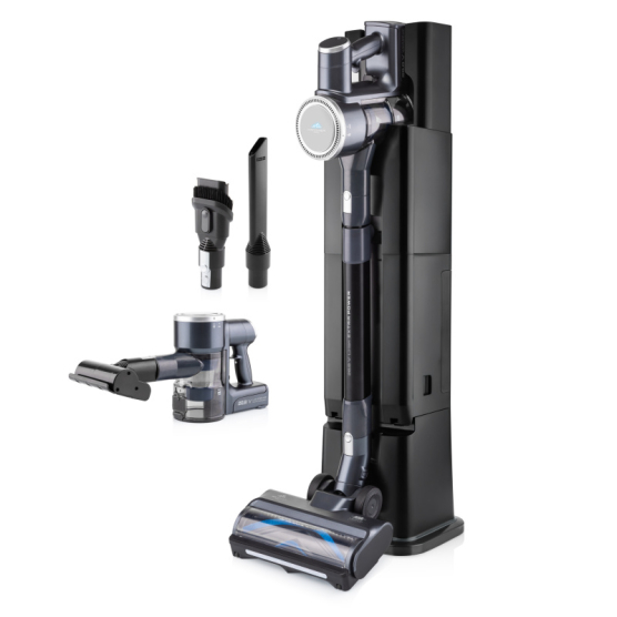 Tyčový vysávač ETA Panther PRO 7250 90000 s odsávacou stanicou čierny