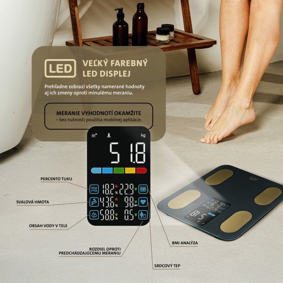 Osobná váha ETA Vital Gym 7779 90000 sivá