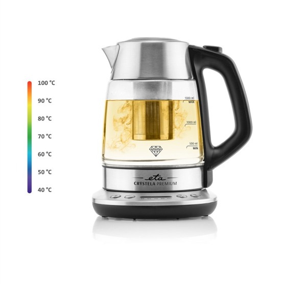 Rýchlovarná kanvica ETA Crystela Premium 9153 90000 nerez/sklo - vedlejší obrázek č. 1
