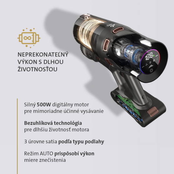 Tyčový vysávač ETA Terier 5247 90000 hnedý - vedlejší obrázek č. 16