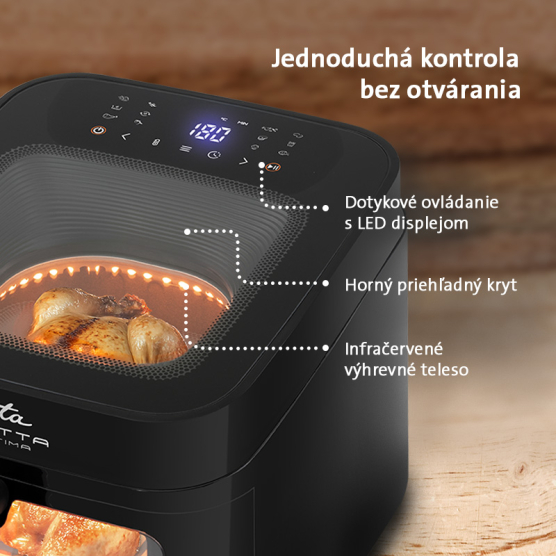 Fritéza teplovzdušná ETA Fritta Ultima 7168 90000 čierna - vedlejší obrázek č. 9