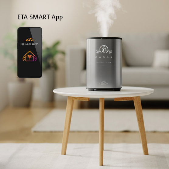Zvlhčovač vzduchu ETA Noble Smart 5629 90000 sivý - vedlejší obrázek č. 3