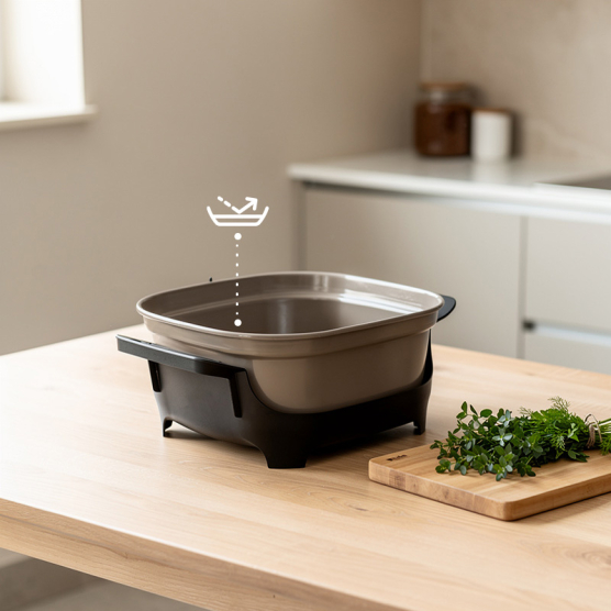 Elektrický hrniec na pečenie ETA Pečenka Ceramic Natura 0133 90051 sivý - vedlejší obrázek č. 3