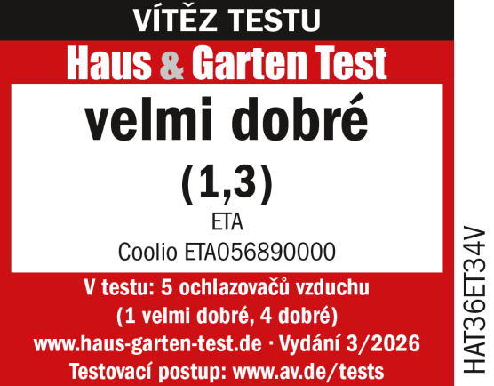 Ochladzovač vzduchu ETA Coolio 0568 90000 biely - vedlejší obrázek č. 2