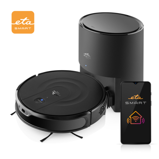 Robotický vysávač ETA Swing Pro 6123 90000 čierny - vedlejší obrázek č. 2
