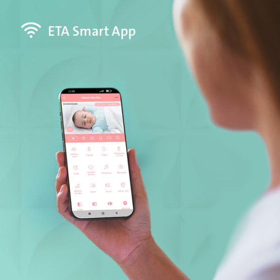 Detská elektronická pestúnka ETA MIMI 9306 90000 biela - vedlejší obrázek č. 7