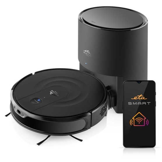 Robotický vysávač ETA Swing Pro 6123 90000 čierny - vedlejší obrázek č. 1