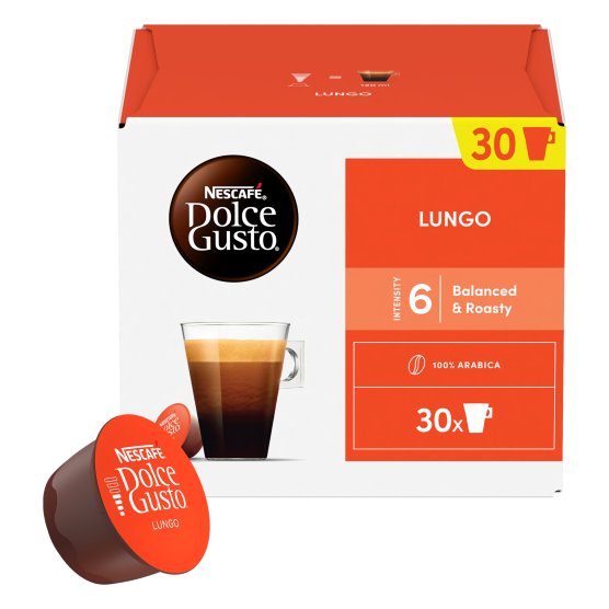 Kapsuly pre espressá NESCAFÉ Dolce Gusto® Lungo (30 ks) - vedlejší obrázek č. 2