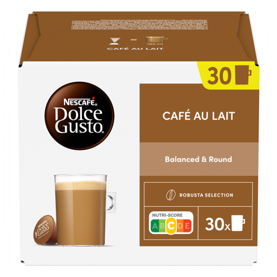 Kapsuly pre espressá NESCAFÉ Dolce Gusto® Café au Lait 30 ks - vedlejší obrázek č. 4