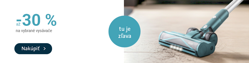 Až -30 % na vybrané vysávače