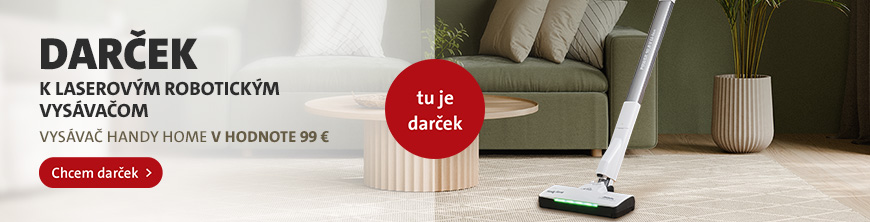 Dárek k laserovým robotickým vysavačům