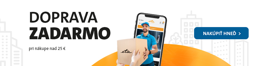 Doprava zadarmo pri nákupe nad 25 €