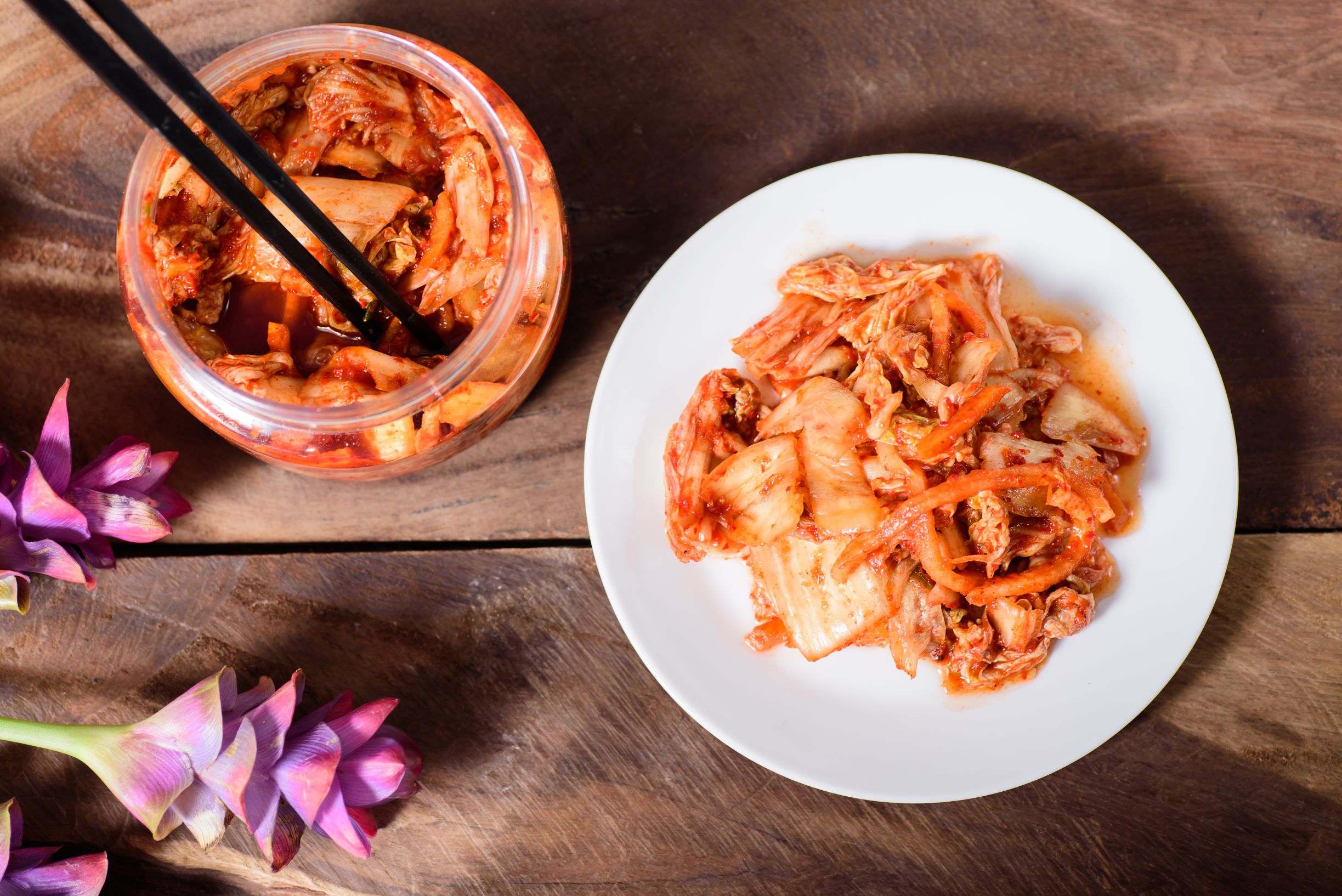 Kimchi alebo kimči – kórejský šalát z kvasenej zeleniny