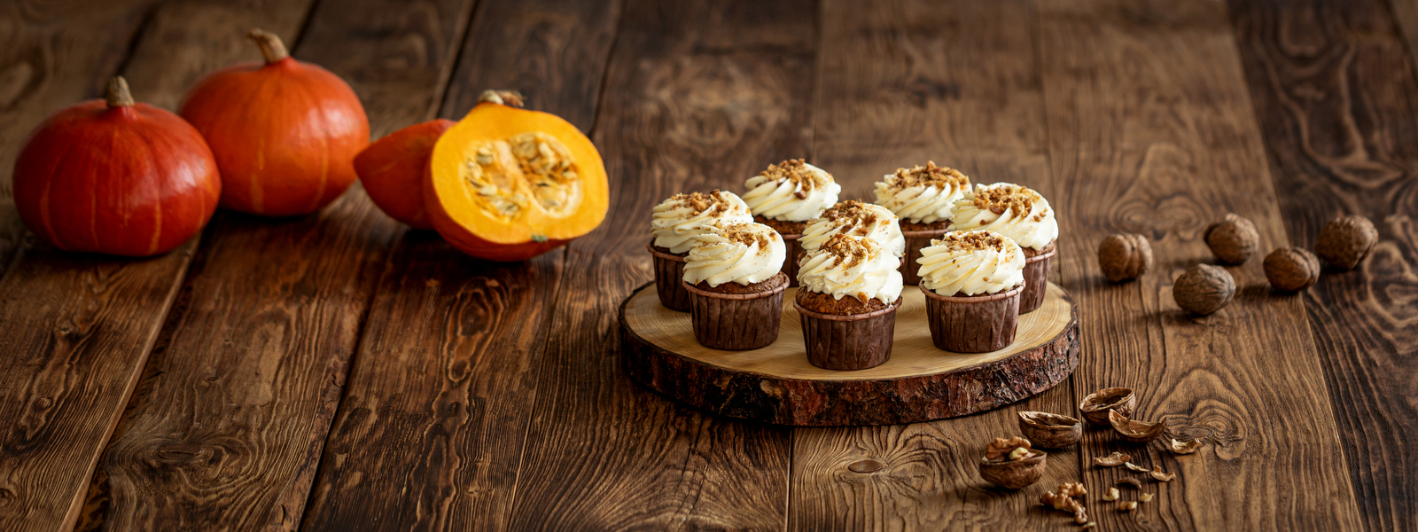 Tekvicové cupcakes