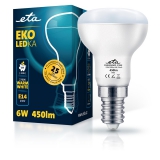 LED žiarovka ETA EKO LEDka reflektor 6W, E14, teplá biela